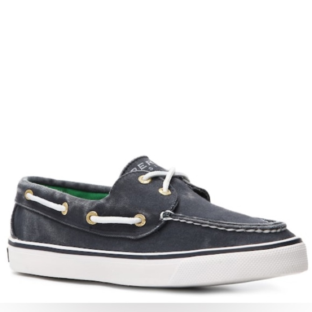 Navy/jean material Sperry Top-siders!